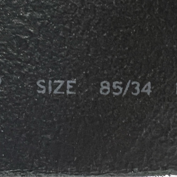 LEVIS Black Full Grain Genuine Leather Belt US 34 EU 85 - Picture 11 of 11